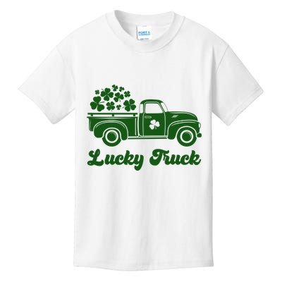 Lucky Truck St Patricks Day Kids T-Shirt