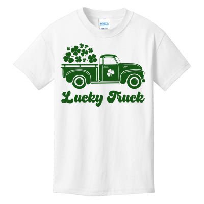 Lucky Truck St Patricks Day Kids T-Shirt