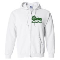 Lucky Truck St Patricks Day Full Zip Hoodie