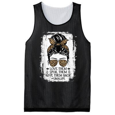 Love Them Spoil Them Give Them Back Gma Life Grandma Mesh Reversible Basketball Jersey Tank