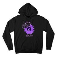 Lab Tech SunFlower Med Tech Funny Medical Technician Lab Tall Hoodie