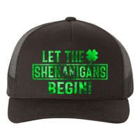 Let The Shenanigans Begin St Patricks Day Tie Dye Style Yupoong Adult 5-Panel Trucker Hat