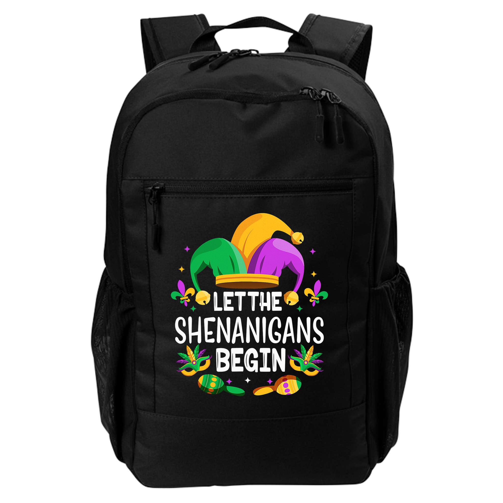 Let The Shenanigans Begin Mardi Gras Shirts, Kids Men Women Backpack