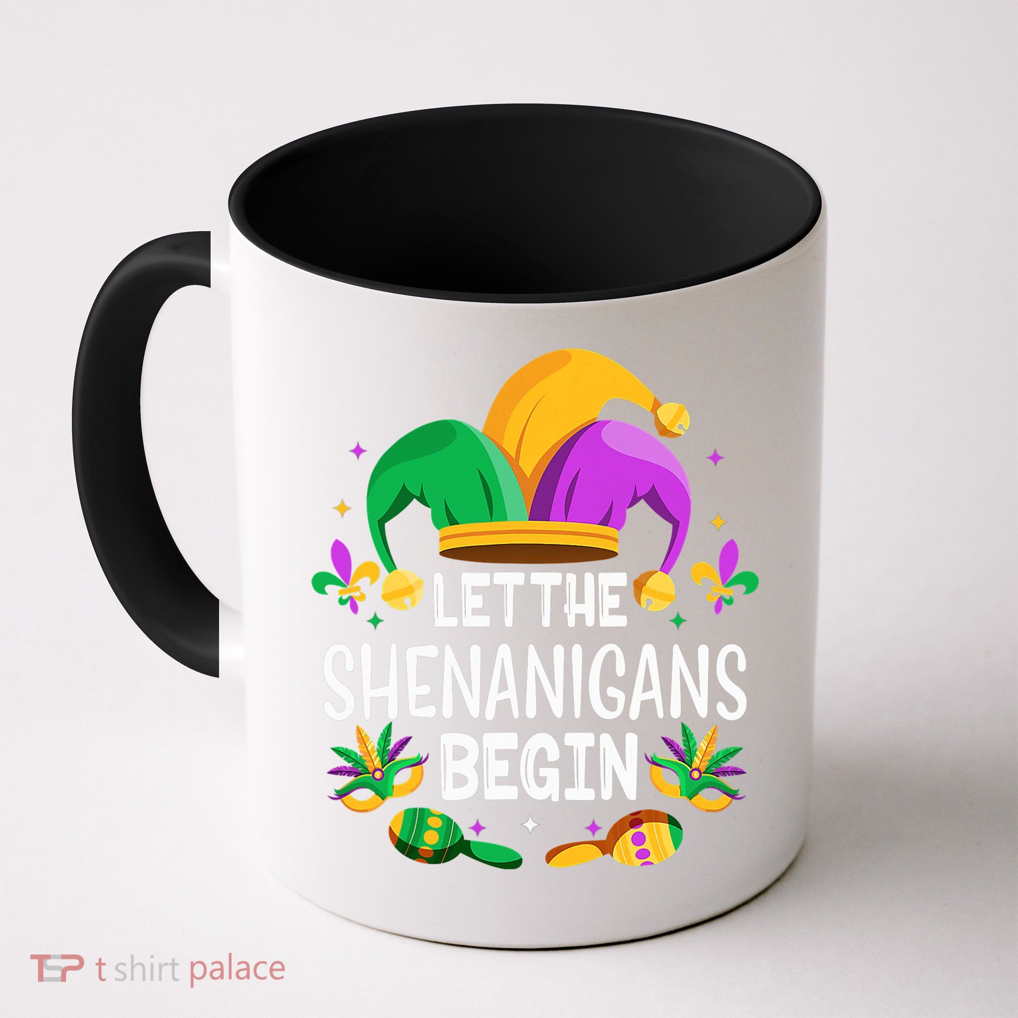 Let The Shenanigans Begin Mardi Gras Shirts, Kids Men Women Mug