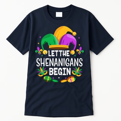 Let The Shenanigans Begin Mardi Gras Shirts, Kids Men Women Tall T-Shirt