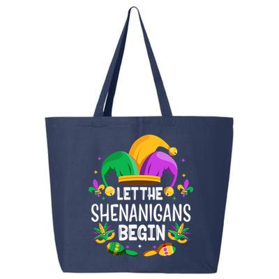 Let The Shenanigans Begin Mardi Gras Shirts, Kids Men Women 25L Jumbo Tote