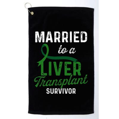 Liver Transplant Survivor Married Organ Warrior Gifts Golf Towel