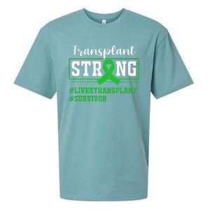 Liver Transplant Survivor Transplant Strong Sueded Cloud Jersey T-Shirt