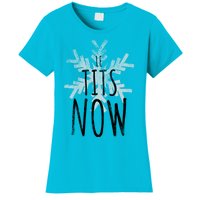 Le Tit Snow Le Tits Now Ugly Christmas Let It Snow Gift Women's T-Shirt