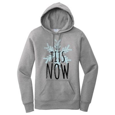 Le Tit Snow Le Tits Now Ugly Christmas Let It Snow Gift Women's Pullover Hoodie