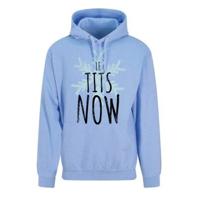 Le Tit Snow Le Tits Now Ugly Christmas Let It Snow Gift Unisex Surf Hoodie