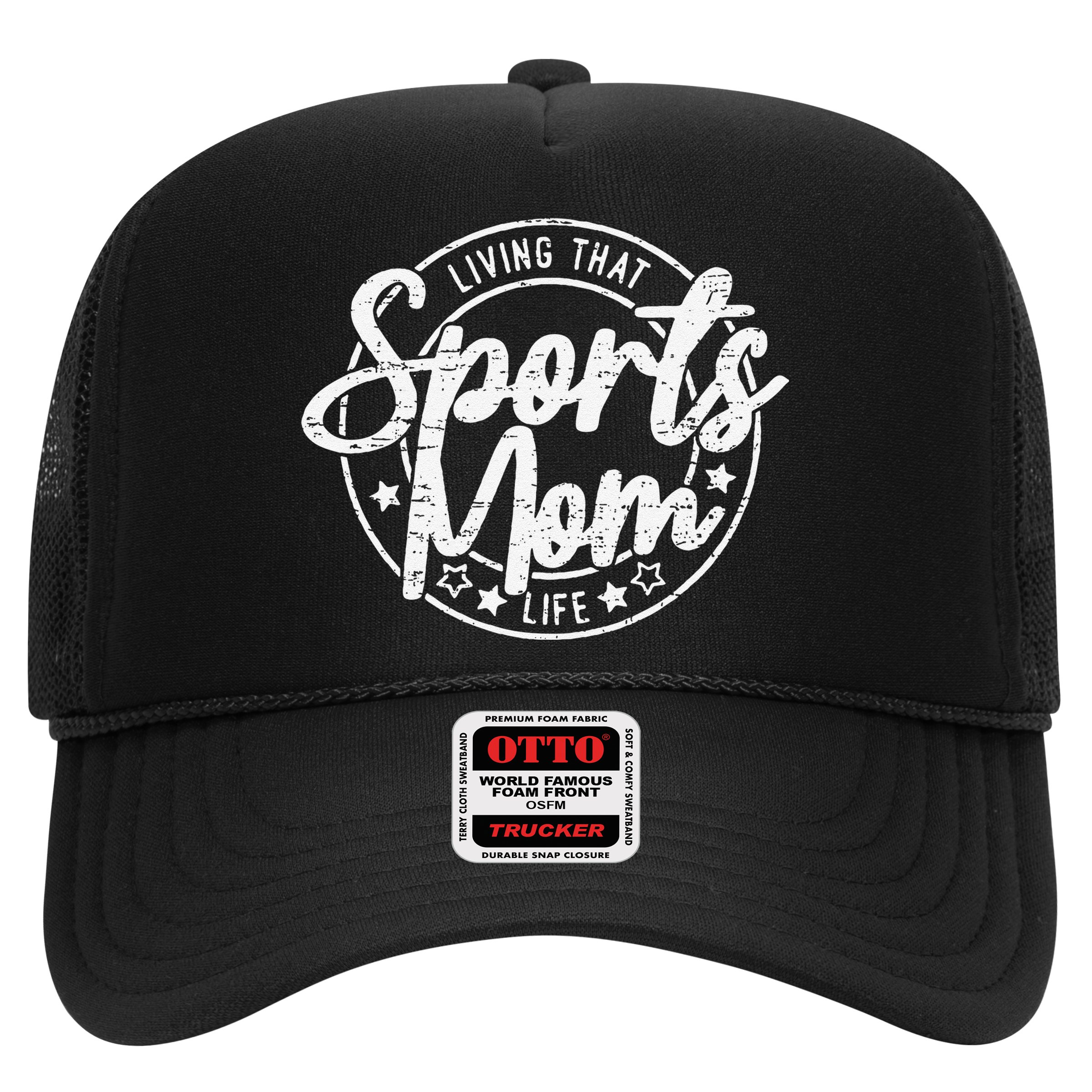 Living That Sports Mom Life Mothers Day Sports Mama Funny Hat