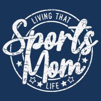 Living That Sports Mom Life Mothers Day Sports Mama Funny Toddler T-Shirt