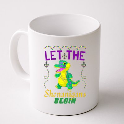 Let The Shenanigans Begin Mardi Gras Coffee Mug