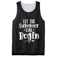 Let The Summer Fun Begin Vacation Mesh Reversible Basketball Jersey Tank