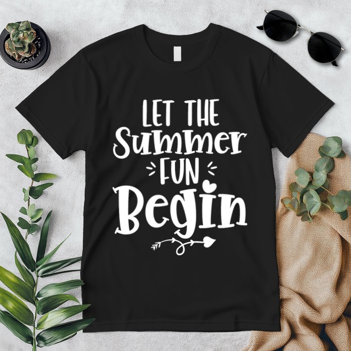 Let The Summer Fun Begin Vacation Premium T-Shirt