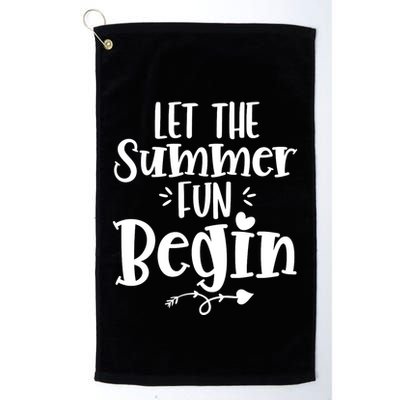 Let The Summer Fun Begin Vacation Golf Towel