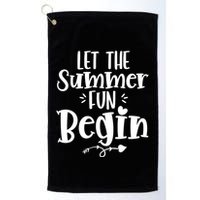 Let The Summer Fun Begin Vacation Golf Towel