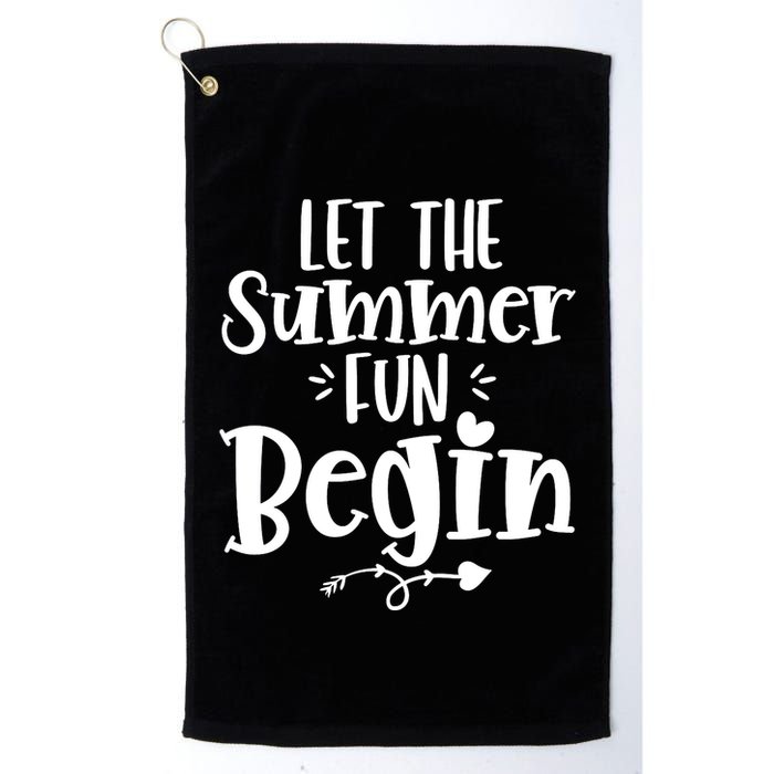 Let The Summer Fun Begin Vacation Golf Towel