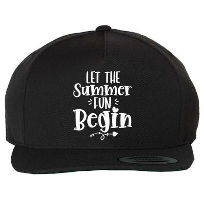 Let The Summer Fun Begin Vacation Wool Snapback Cap