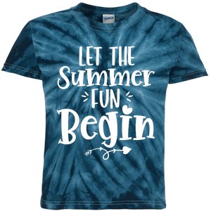 Let The Summer Fun Begin Vacation Kids Tie-Dye T-Shirt