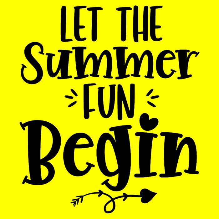 Let The Summer Fun Begin Vacation Womens T-Shirt
