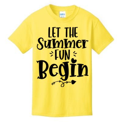 Let The Summer Fun Begin Vacation Kids T-Shirt