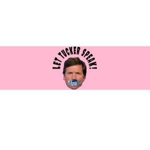 LET TUCKER SPEAK Fake News Bumper Sticker