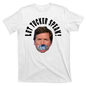 LET TUCKER SPEAK Fake News T-Shirt