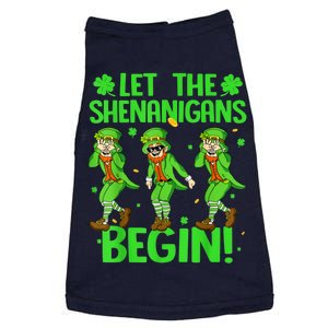 Let The Shenanigans Begin Funny St Patty Day Doggie Tank