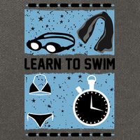 Learn To Swim Cotton Canvas Backpack