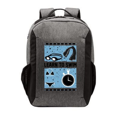 Learn To Swim Vector Backpack