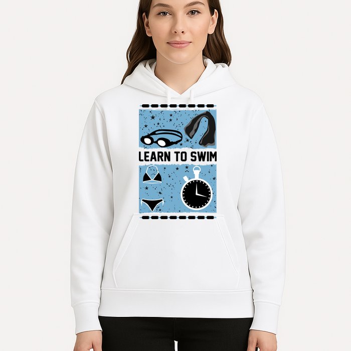 Learn To Swim Hoodie