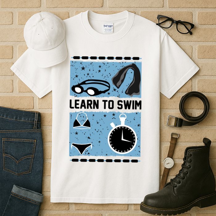 Learn To Swim Tall T-Shirt
