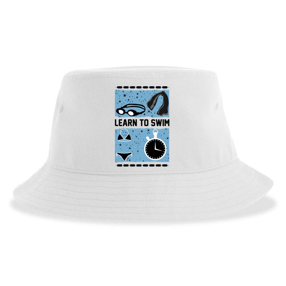 Learn To Swim Sustainable Bucket Hat