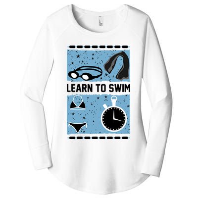 Learn To Swim Women's Perfect Tri Tunic Long Sleeve Shirt