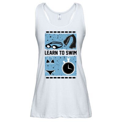 Learn To Swim Ladies Essential Flowy Tank