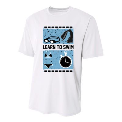 Learn To Swim Youth Performance Sprint T-Shirt