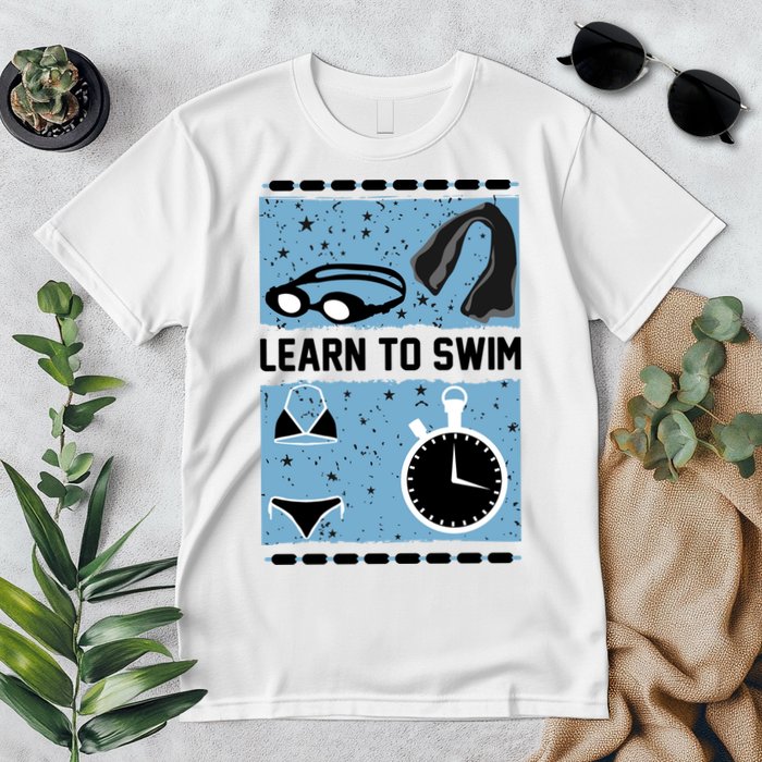 Learn To Swim Premium T-Shirt