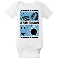 Learn To Swim Baby Bodysuit
