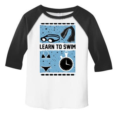 Learn To Swim Toddler Fine Jersey T-Shirt