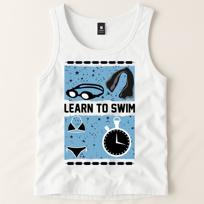 Learn To Swim Tank Top