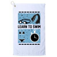 Learn To Swim Golf Towel
