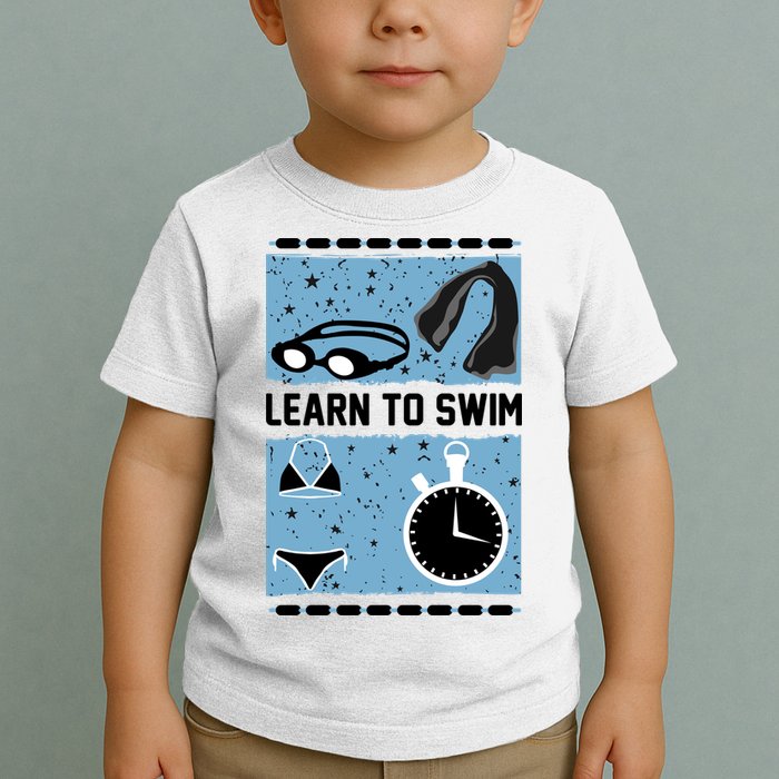 Learn To Swim Toddler T-Shirt