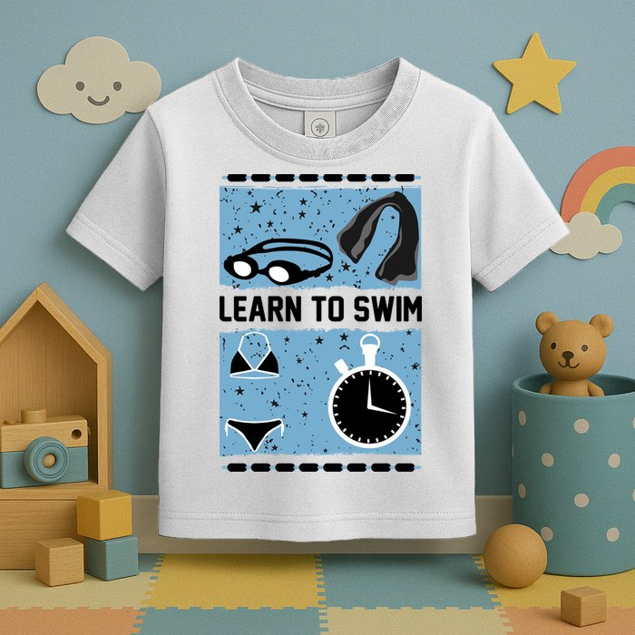 Learn To Swim Toddler T-Shirt