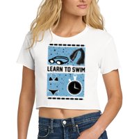 Learn To Swim Crop Top