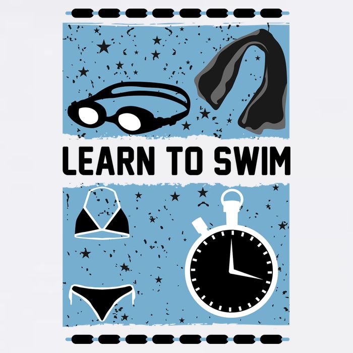 Learn To Swim Wool Snapback Cap