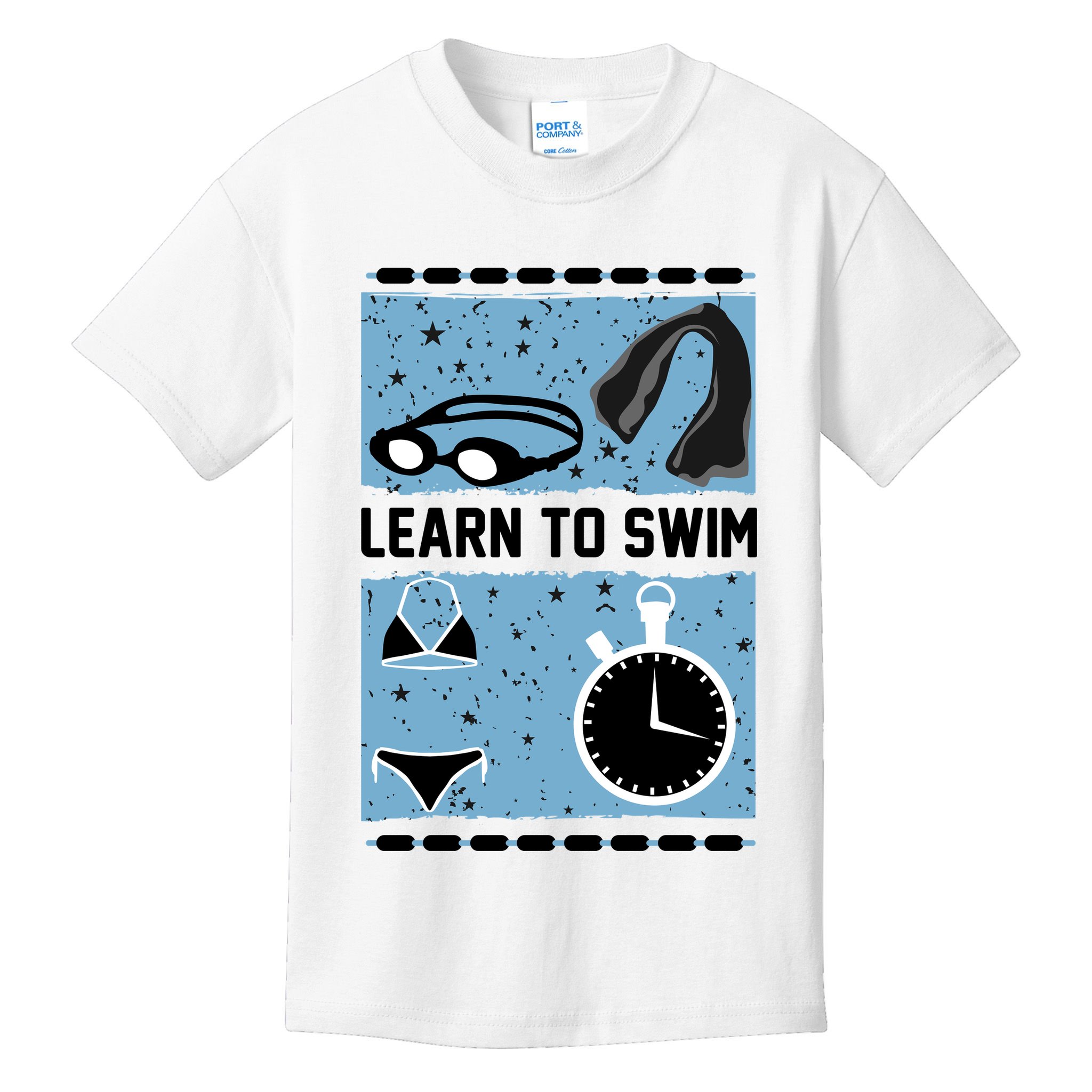 Learn To Swim Kids T-Shirt