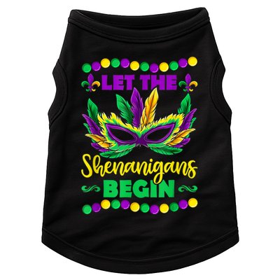 Let The Shenanigans Begin Mardi Gras Doggie Tank