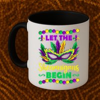 Let The Shenanigans Begin Mardi Gras Mug